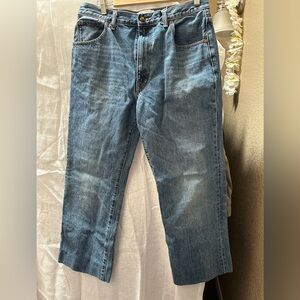 Madewell Alexa Chung collab Straight Jeans in Classic Blue